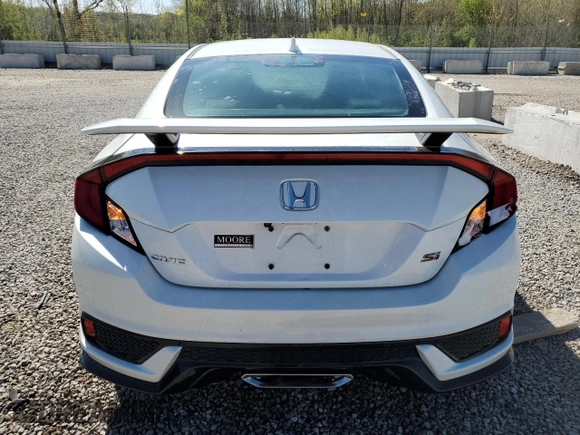 2017 Honda Civic Si with VIN 2HGFC3A55HH750970, listed as a Copart auction lot 53098595 with 40,436 mi miles and Salvage Title. Bid and sale history available at DreamBid. Image 6.
