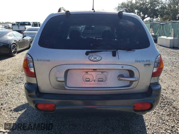 2004 Hyundai Santa Fe GLS with VIN KM8SC13E04U789919, listed as a Copart auction lot 69100794 with 118,887 mi miles and Non Repairable. Bid and sale history available at carsss.com. Image 6.