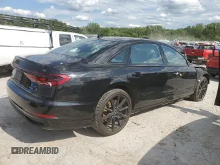2022 Audi A8 with VIN WAULDAF89NN006262, listed as a Copart auction lot 57478025 with 13,020 mi miles and Salvage title. Bid and sale history available at DreamBid. Image 3.