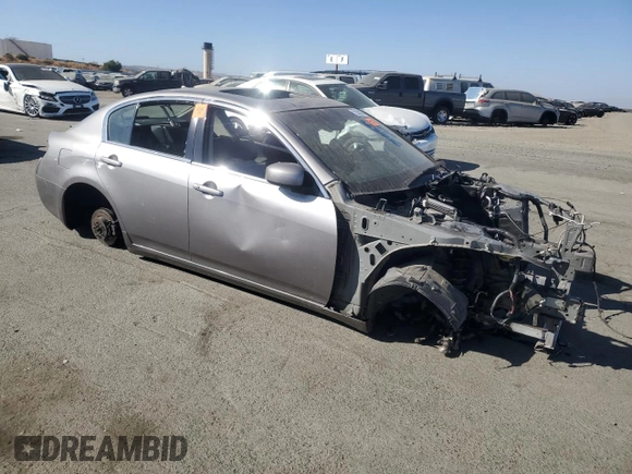2008 Infiniti G35 with VIN JNKBV61E08M210284, listed as a Copart auction lot 73358894 with Not Provided miles and Salvage Title. Bid and sale history available at DreamBid. Image 4.