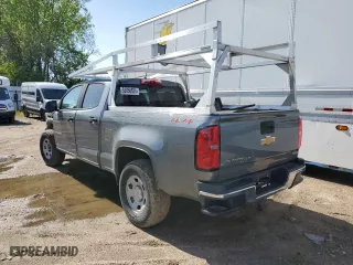2018 Chevrolet Colorado 4WD Work Truck with VIN 1GCGTBEN0J1306844, listed as a Copart auction lot 53056824 with 93,665 mi miles and Salvage Title. Bid and sale history available at carsss.com. Image 2.