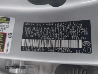 2019 Toyota Corolla L z VIN 2T1BURHE9KC188057, wystawiony jako IAAI lot #41298552 z przebiegiem 156 185 mil mil oraz . Historia ofert i sprzedaży dostępna na DreamBid. Obrazek 9.