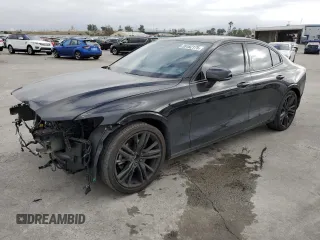 2024 Volvo S60 Plus Black Edition with VIN 7JRL12TH4RG310407, listed as a Copart auction lot 55182175 with 26,896 mi miles and Salvage title. Bid and sale history available at DreamBid. Image 1.