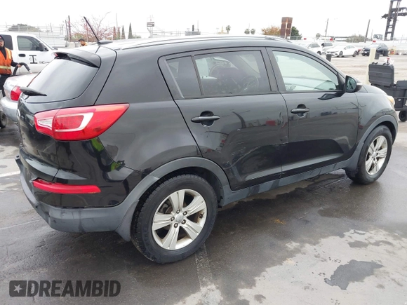2013 Kia Sportage LX with VIN KNDPB3A27D7452499, listed as a IAAI auction lot 42164249 with 169,845 mi miles. Bid and sale history available at carsss.com. Image 4.