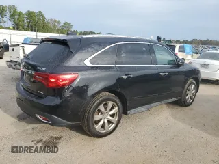 2015 Acura MDX Advance/Entertainment Pkg with VIN 5FRYD4H87FB014723, listed as a Copart auction lot 70845103 with 137,980 mi miles. Bid and sale history available at carsss.com. Image 3.
