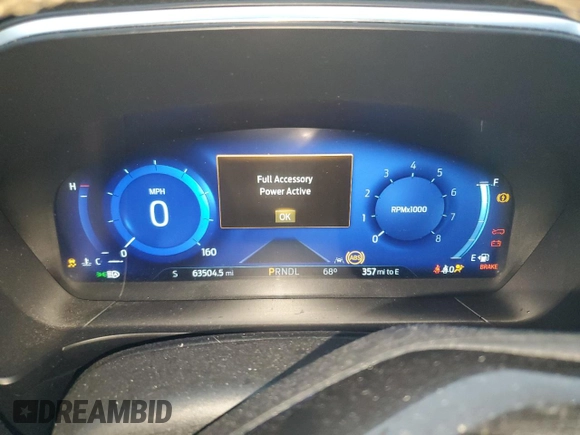 2021 Ford Escape Titanium с VIN 1FMCU9J99MUB12020, выставлен на аукционе Copart как лот 51443365 с пробегом 63 504 миль миль и Списание • Salvage title. История ставок и продаж доступна на DreamBid. Изображение 9.