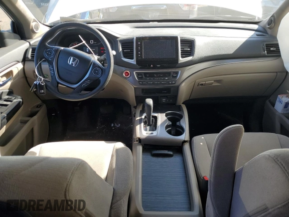2016 Honda Pilot EX with VIN 5FNYF6H35GB126241, listed as a Copart auction lot 50380065 with 93,045 mi miles and Salvage Title. Bid and sale history available at DreamBid. Image 8.