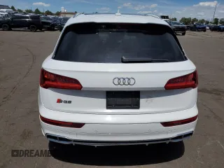 2018 Audi SQ5 Premium Plus with VIN WA1A4AFY6J2009863, listed as a Copart auction lot 56418064 with 76,666 mi miles and Salvage Title. Bid and sale history available at DreamBid. Image 6.