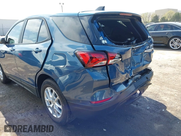 2024 Chevrolet Equinox LS with VIN 3GNAXHEG7RL221848, listed as a IAAI auction lot 41916003 with 10,249 mi miles and . Bid and sale history available at DreamBid. Image 6.