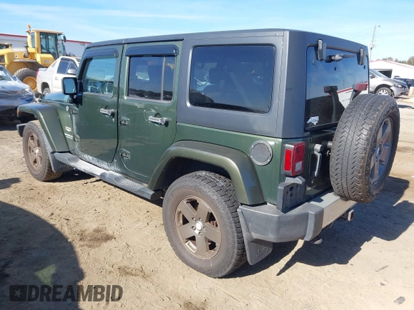 2008 Jeep Wrangler Unlimited Sahara with VIN 1J4GA59188L634276, listed as a IAAI auction lot 40851731 with 189,414 mi miles and . Bid and sale history available at DreamBid. Image 3.