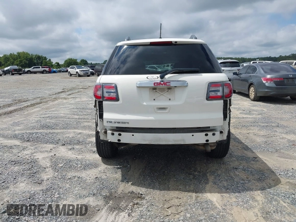 2015 GMC Acadia SLT with VIN 1GKKRSKDXFJ171596, listed as a IAAI auction lot 42615838 with 92,799 mi miles and . Bid and sale history available at DreamBid. Image 16.