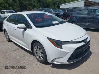 2024 Toyota Corolla LE with VIN 5YFB4MDE9RP167499, listed as a IAAI auction lot 42585208 with 22,842 mi miles and . Bid and sale history available at DreamBid. Image 1.
