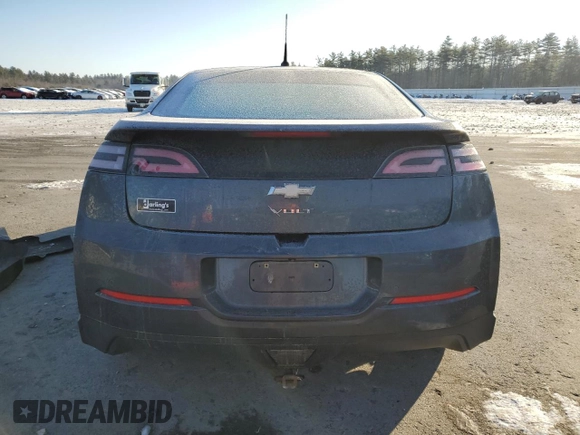2013 Chevrolet Volt with VIN 1G1RD6E40DU124738, listed as a Copart auction lot 88397215 with Not Provided miles and Salvage Title. Bid and sale history available at carsss.com. Image 6.