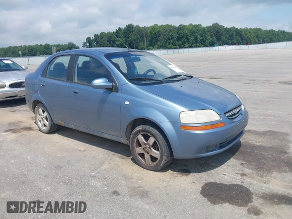 2006 Chevrolet Aveo LT with VIN KL1TG56686B665623, listed as a IAAI auction lot 42743668 with 163,963 mi miles and . Bid and sale history available at DreamBid. Image 1.