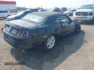 2013 Ford Mustang V6 with VIN 1ZVBP8EM7D5205089, listed as a IAAI auction lot 42418475 with 236,545 mi miles and . Bid and sale history available at DreamBid. Image 4.