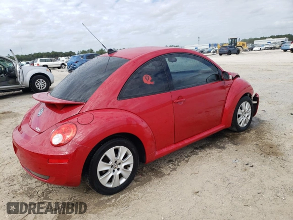 2009 Volkswagen New Beetle Coupe S with VIN 3VWPW31C99M511866, listed as a Copart auction lot 80826994 with 53,791 mi miles and Salvage Title. Bid and sale history available at carsss.com. Image 3.