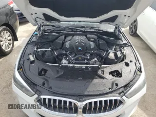 2019 BMW 8 Series M850i xDrive with VIN WBAFY4C53KBX29650, listed as a Copart auction lot 74467184 with Not provided miles and Salvage title. Bid and sale history available at DreamBid. Image 12.