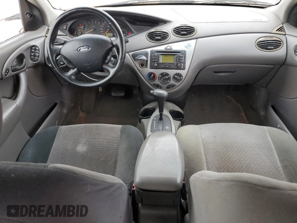 2004 Ford Focus with VIN 3FAFP37Z14R102723, listed as a Copart auction lot 44138195 with 220,354 mi miles and Salvage title. Bid and sale history available at DreamBid. Image 8.