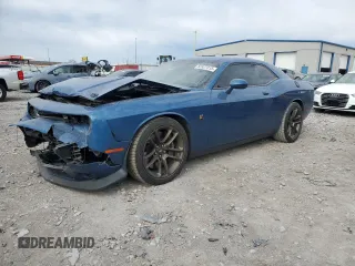 2022 Dodge Challenger R/T Scat Pack z VIN 2C3CDZFJ1NH109046, wystawiony jako Copart lot #52427315 z przebiegiem 79 612 mil mil oraz Szkoda całkowita • Salvage title. Historia ofert i sprzedaży dostępna na DreamBid. Obrazek 1.