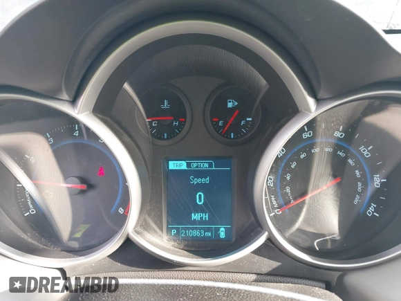 2014 Chevrolet Cruze LS with VIN 1G1PA5SH5E7436409, listed as a IAAI auction lot 41876578 with 210,863 mi miles and . Bid and sale history available at DreamBid. Image 6.