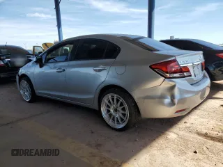 2013 Honda Civic LX with VIN 2HGFB2F53DH527388, listed as a Copart auction lot 46123985 with 146,591 mi miles and Salvage Title. Bid and sale history available at DreamBid. Image 2.