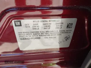2015 Buick LaCrosse Leather with VIN 1G4GB5G31FF246868, listed as a IAAI auction lot 42174629 with 70,659 mi miles and . Bid and sale history available at DreamBid. Image 9.