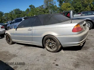 2003 BMW 3 Series 325Ci with VIN WBABS334X3PG91052, listed as a Copart auction lot 75196244 with 0 mi miles and Clean Title. Bid and sale history available at carsss.com. Image 2.