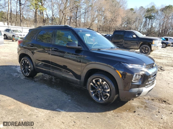 2023 Chevrolet TrailBlazer LT with VIN KL79MPS28PB179628, listed as a Copart auction lot 46631385 with 25,021 mi miles and Salvage Title. Bid and sale history available at carsss.com. Image 4.