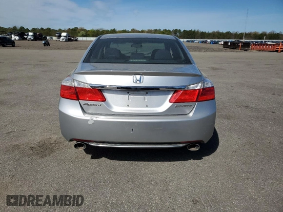 2014 Honda Accord Sedan Sport with VIN 1HGCR2F50EA183579, listed as a Copart auction lot 54834775 with 141,539 mi miles and Salvage Title. Bid and sale history available at carsss.com. Image 6.