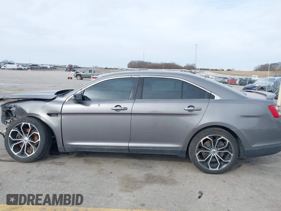 2014 Ford Taurus SHO with VIN 1FAHP2KT7EG127513, listed as a IAAI auction lot 41845257 with 1 mi miles. Bid and sale history available at carsss.com. Image 14.