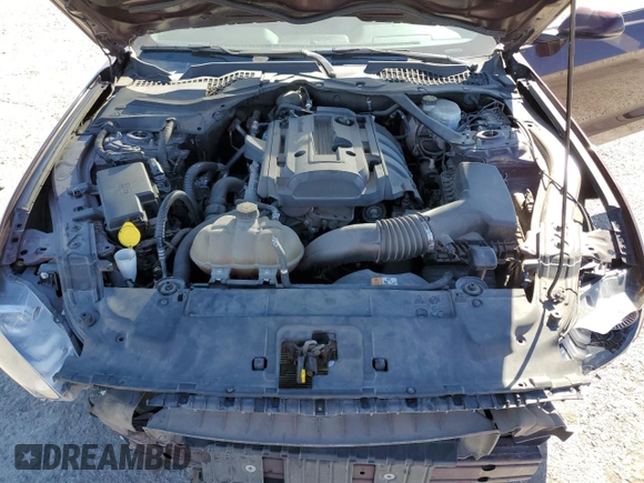 2018 Ford Mustang EcoBoost Premium with VIN 1FATP8UH9J5118260, listed as a Copart auction lot 46352095 with 93,671 mi miles and Salvage Title. Bid and sale history available at carsss.com. Image 12.