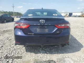 2022 Toyota Camry SE with VIN 4T1T11AK7NU651525, listed as a Copart auction lot 51455935 with 81,118 mi miles and Salvage Title. Bid and sale history available at carsss.com. Image 6.