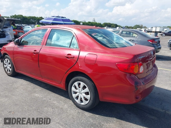 2009 Toyota Corolla with VIN 1NXBU40E99Z155664, listed as a IAAI auction lot 41894205 with 65,563 mi miles. Bid and sale history available at carsss.com. Image 3.