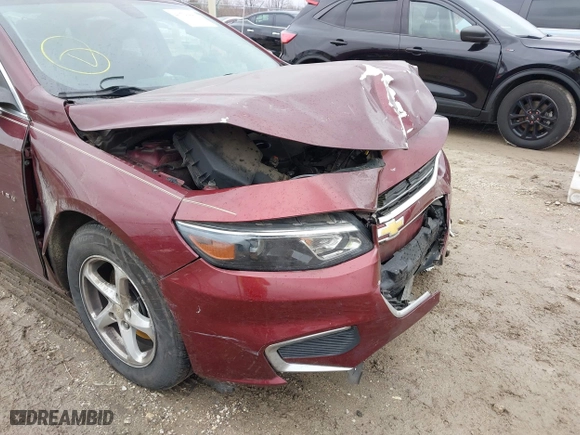 2016 Chevrolet Malibu LS with VIN 1G1ZB5ST9GF203071, listed as a IAAI auction lot 41729441 with 103,102 mi miles. Bid and sale history available at carsss.com. Image 22.