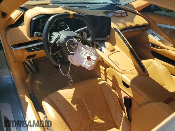 2023 Chevrolet Corvette 3LT z VIN 1G1YC3D44P5110838, wystawiony jako Copart lot #65185045 z przebiegiem 21 220 mil mil oraz Nie do naprawy • Non repairable. Historia ofert i sprzedaży dostępna na DreamBid. Obrazek 8.