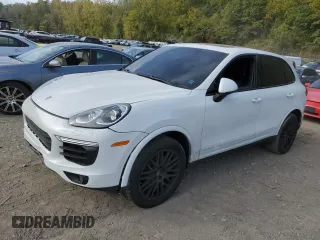 2017 Porsche Cayenne with VIN WP1AA2A27HKA92364, listed as a Copart auction lot 73323044 with 54,065 mi miles and Salvage Title. Bid and sale history available at carsss.com. Image 1.