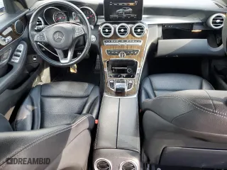 2018 Mercedes-Benz C-Class C 300 with VIN WDDWF4KB8JR348548, listed as a Copart auction lot 47240525 with 91,347 mi miles and Salvage Title. Bid and sale history available at carsss.com. Image 8.