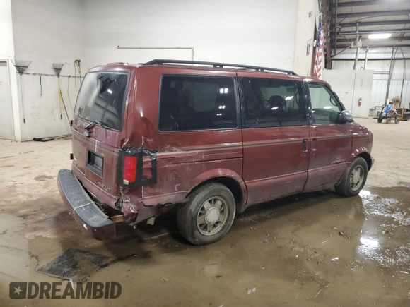 1998 Chevrolet Astro with VIN 1GNEL19W4WB154368, listed as a Copart auction lot 84910114 with 197,896 mi miles and Clean Title. Bid and sale history available at carsss.com. Image 3.
