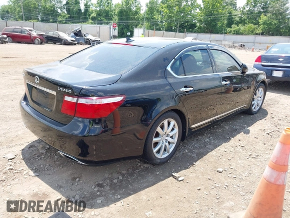 2007 Lexus LS 460 with VIN JTHBL46F575049161, listed as a IAAI auction lot 42618220 with 120,106 mi miles and . Bid and sale history available at DreamBid. Image 4.