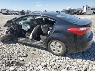 2016 Kia Forte LX with VIN KNAFK4A68G5459835, listed as a Copart auction lot 49456215 with 0 mi miles and Salvage Title. Bid and sale history available at carsss.com. Image 2.