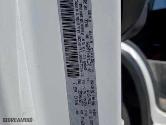 2020 Ram ProMaster Cargo Van with VIN 3C6TRVBG4LE102902, listed as a Copart auction lot 55972024 with 71,914 mi miles and Salvage Title. Bid and sale history available at carsss.com. Image 14.