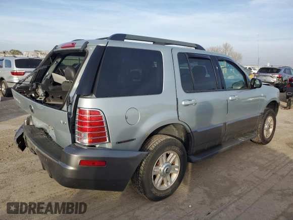 2005 Mercury Mountaineer Convenience z VIN 4M2ZU86K95UJ14463, wystawiony jako Copart lot #78227744 z przebiegiem 165 161 mil mil oraz Szkoda całkowita • Salvage title. Historia ofert i sprzedaży dostępna na DreamBid. Obrazek 3.