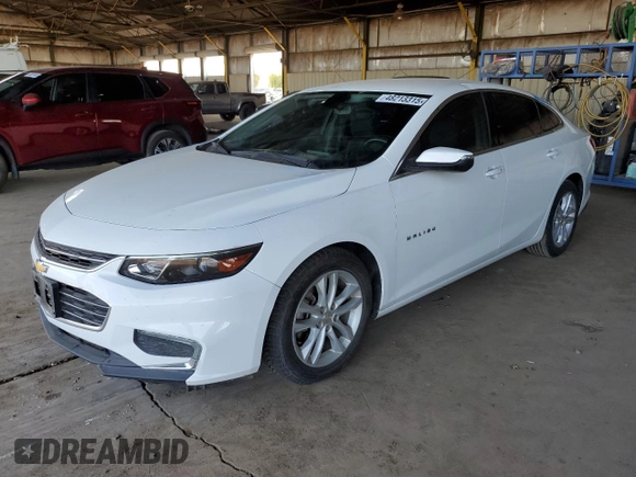 2017 Chevrolet Malibu LT with VIN 1G1ZE5ST9HF209803, listed as a Copart auction lot 48213315 with 111,158 mi miles and Salvage Title. Bid and sale history available at DreamBid. Image 1.