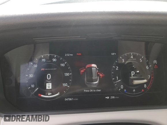 2019 Land Rover Range Rover Velar R-Dynamic SE with VIN SALYL2EX8KA779570, listed as a Copart auction lot 48140394 with 47,861 mi miles. Bid and sale history available at carsss.com. Image 9.