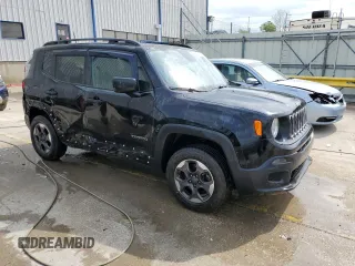 2018 Jeep Renegade Sport with VIN ZACCJBAB6JPH56241, listed as a Copart auction lot 54139495 with 152,693 mi miles and Salvage title. Bid and sale history available at DreamBid. Image 4.