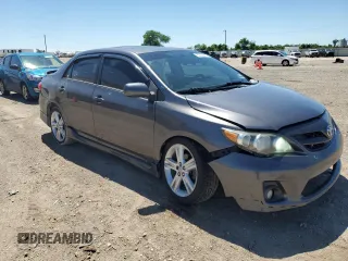 2013 Toyota Corolla L with VIN 5YFBU4EE9DP212254, listed as a Copart auction lot 53374405 with 107,413 mi miles and Salvage Title. Bid and sale history available at carsss.com. Image 4.