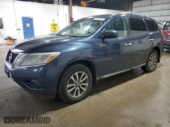 2013 Nissan Pathfinder SL z VIN 5N1AR2MN7DC647071, wystawiony jako Copart lot #54977195 z przebiegiem 118 381 mil mil oraz Czysty tytuł • Clean title. Historia ofert i sprzedaży dostępna na DreamBid. Obrazek 1.