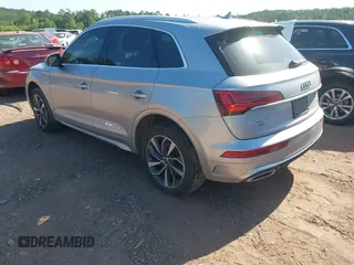 2022 Audi Q5 S line Premium Plus with VIN WA1EAAFY8N2075153, listed as a IAAI auction lot 42317317 with 67,230 mi miles and . Bid and sale history available at DreamBid. Image 3.