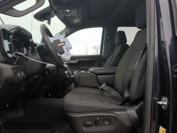 2024 Chevrolet Silverado 1500 LT with VIN 1GCPDKEK2RZ111943, listed as a Copart auction lot 46296655 with 39,474 mi miles and Salvage Title. Bid and sale history available at DreamBid. Image 7.