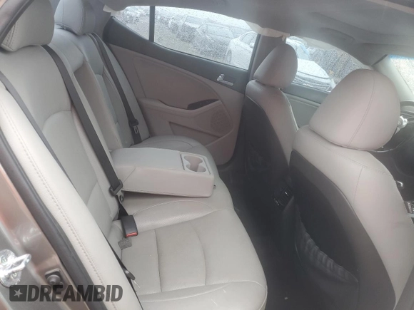 2015 Kia Optima EX with VIN 5XXGN4A76FG391259, listed as a Copart auction lot 49812355 with 124,704 mi miles and Salvage Title. Bid and sale history available at carsss.com. Image 11.